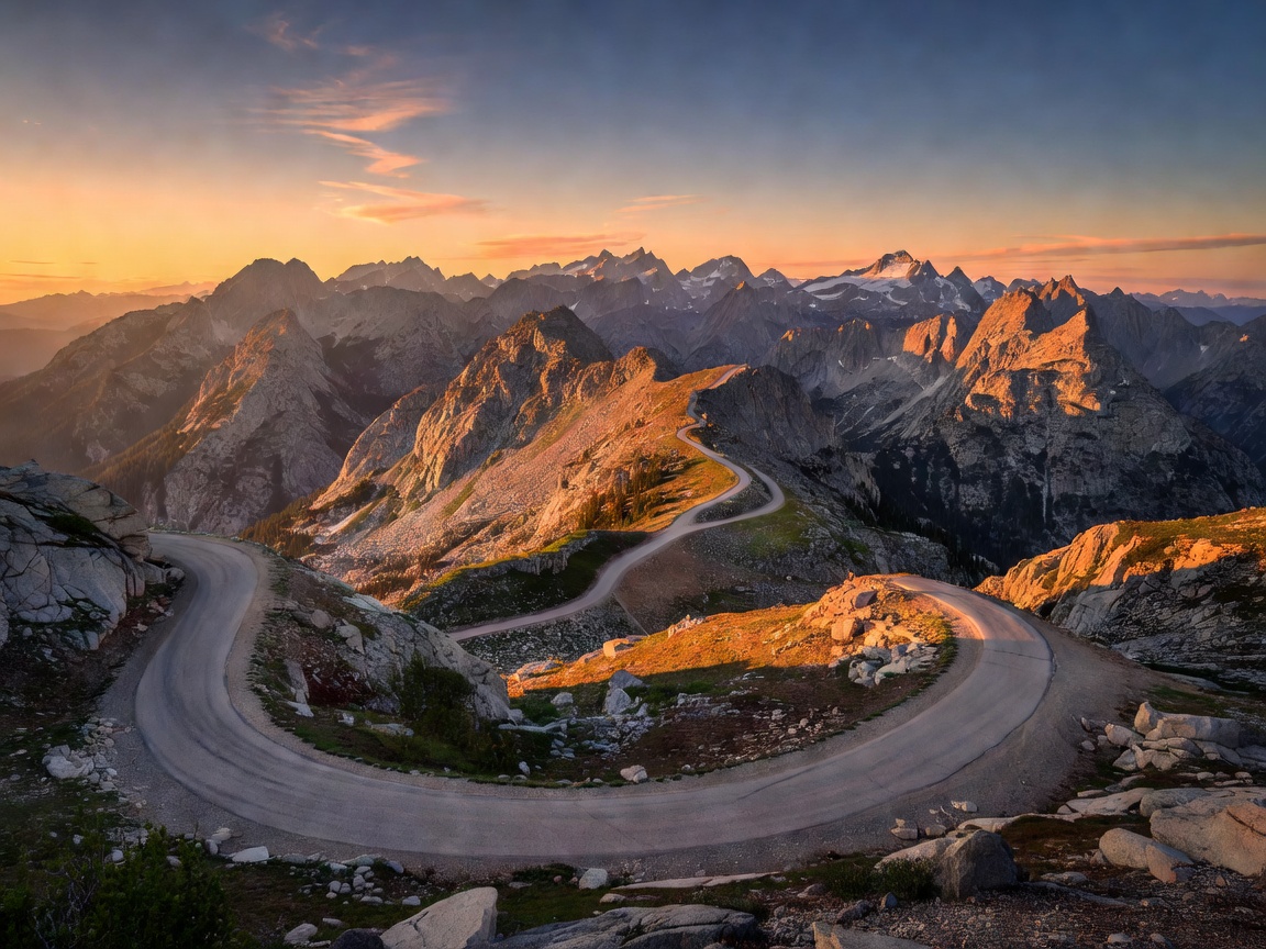 Scenic mountain landscape representing travel experiences